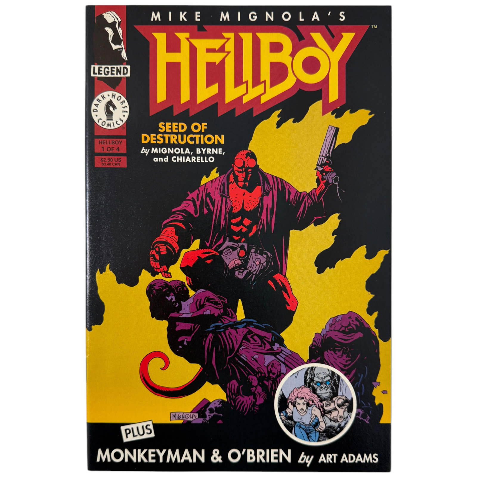 Hellboy Seed of Destruction #1 Dark Horse 1st Hellboy Series Comic Book (1 of 3)