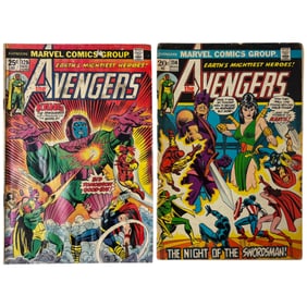The Avengers #114 & #129 Marvel Comic Books