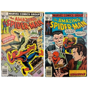 The Amazing Spider-Man #168 & #169 Marvel Comic Books