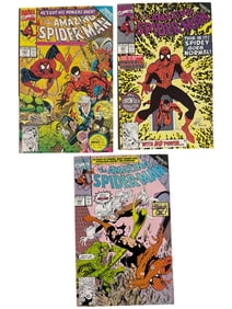 The Amazing Spider-Man Powerless #341-343 Marvel Comic Books