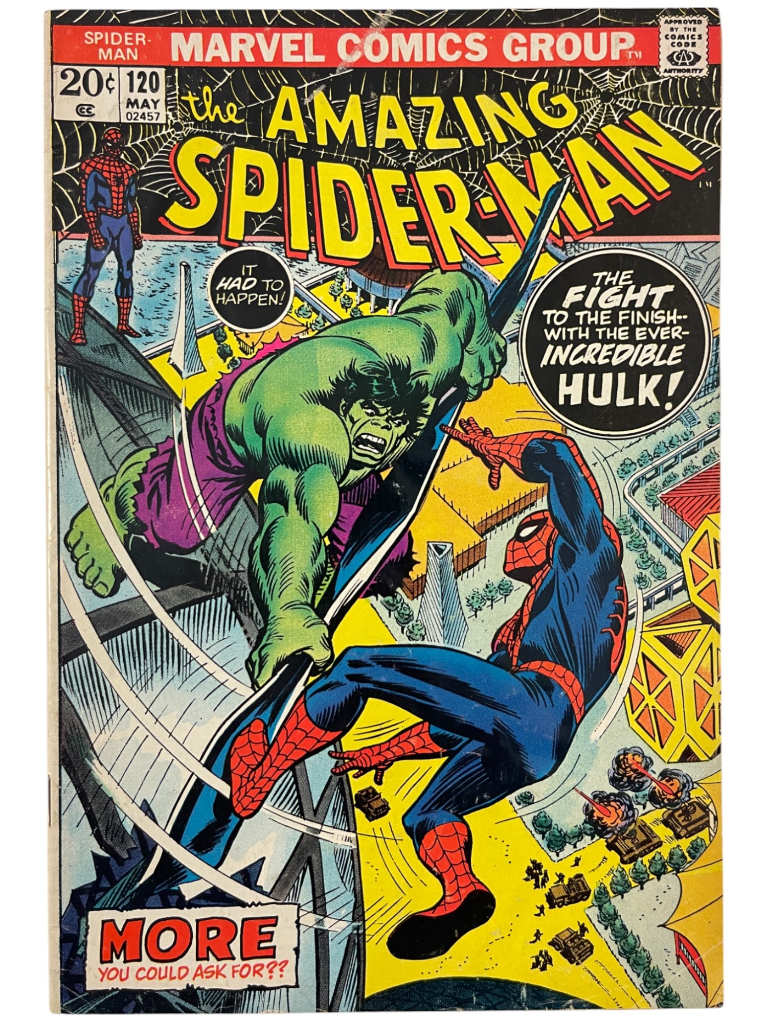 The Amazing Spider-Man #120 Marvel 1973 Marvel Comic Book (1 of 3)