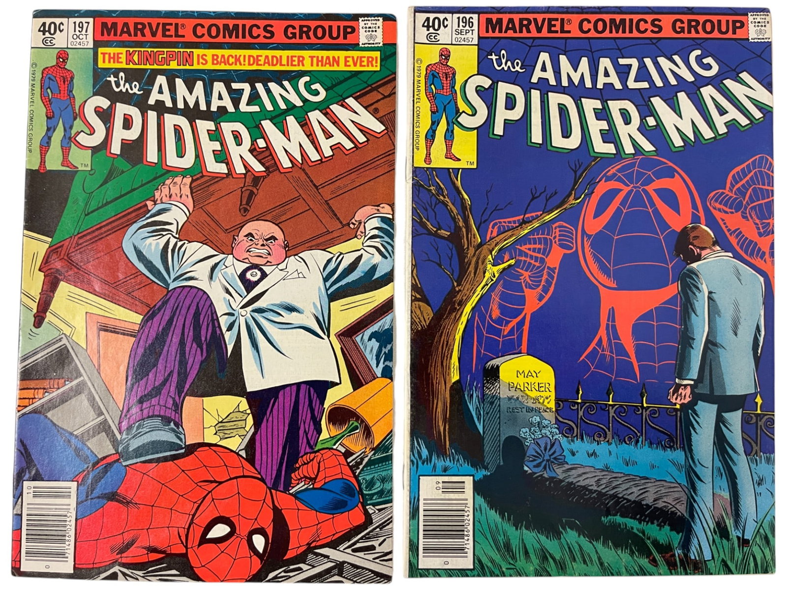 The Amazing Spider-Man #196 & #197 Marvel Comic Books: The Amazing Spider-Man #196 & #197 Marvel Comic Books