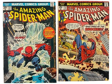 The Amazing Spider-Man #151 & #152 Marvel Comic Books