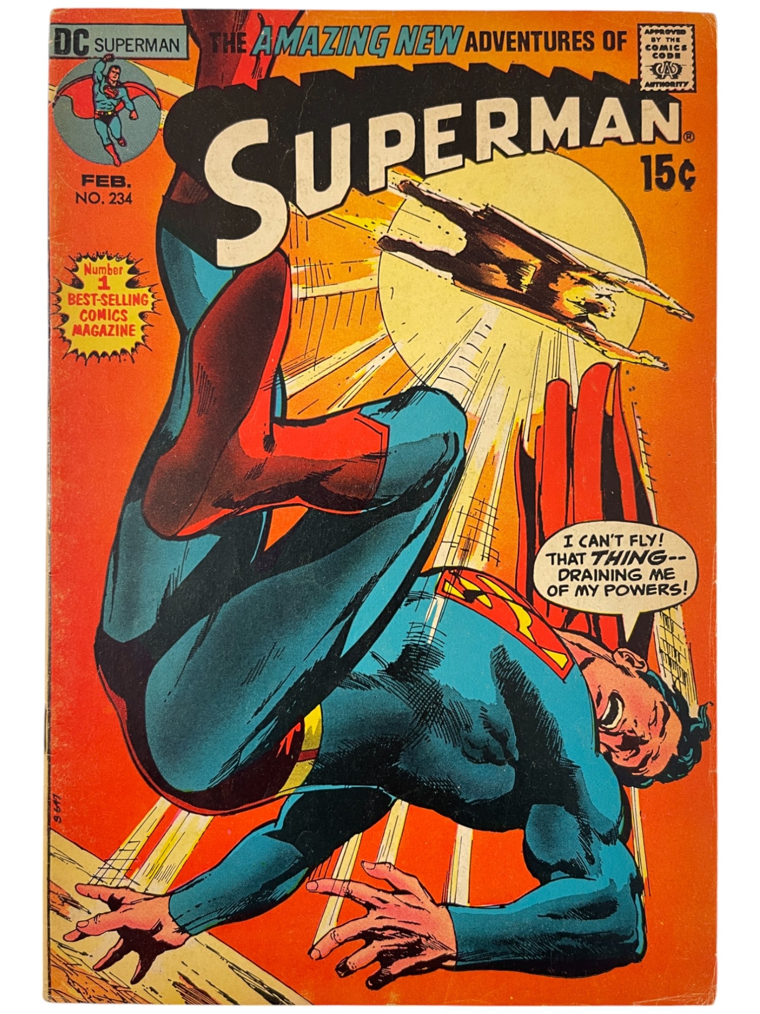 Superman #234 DC 1971 Comic Book (1 of 3)