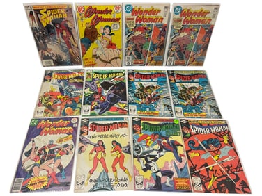 Spider-Woman and Wonder Woman Comic Book Lot