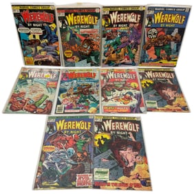 Werewolf by Night Comic Book Collection Lot