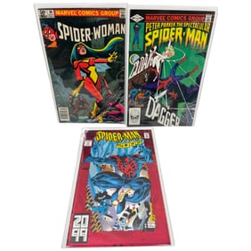 Spider Woman and Spider Man Comic Book Lot
