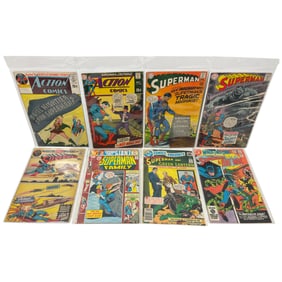 DC Superman and Action Comic Vintage Comic Book Lot