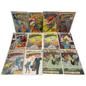 Vintage DC Superman Comic Book Collection Lot