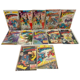 Vintage DC Superman Comic Book Collection Lot