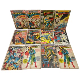 Vintage DC Superman Comic Book Collection Lot