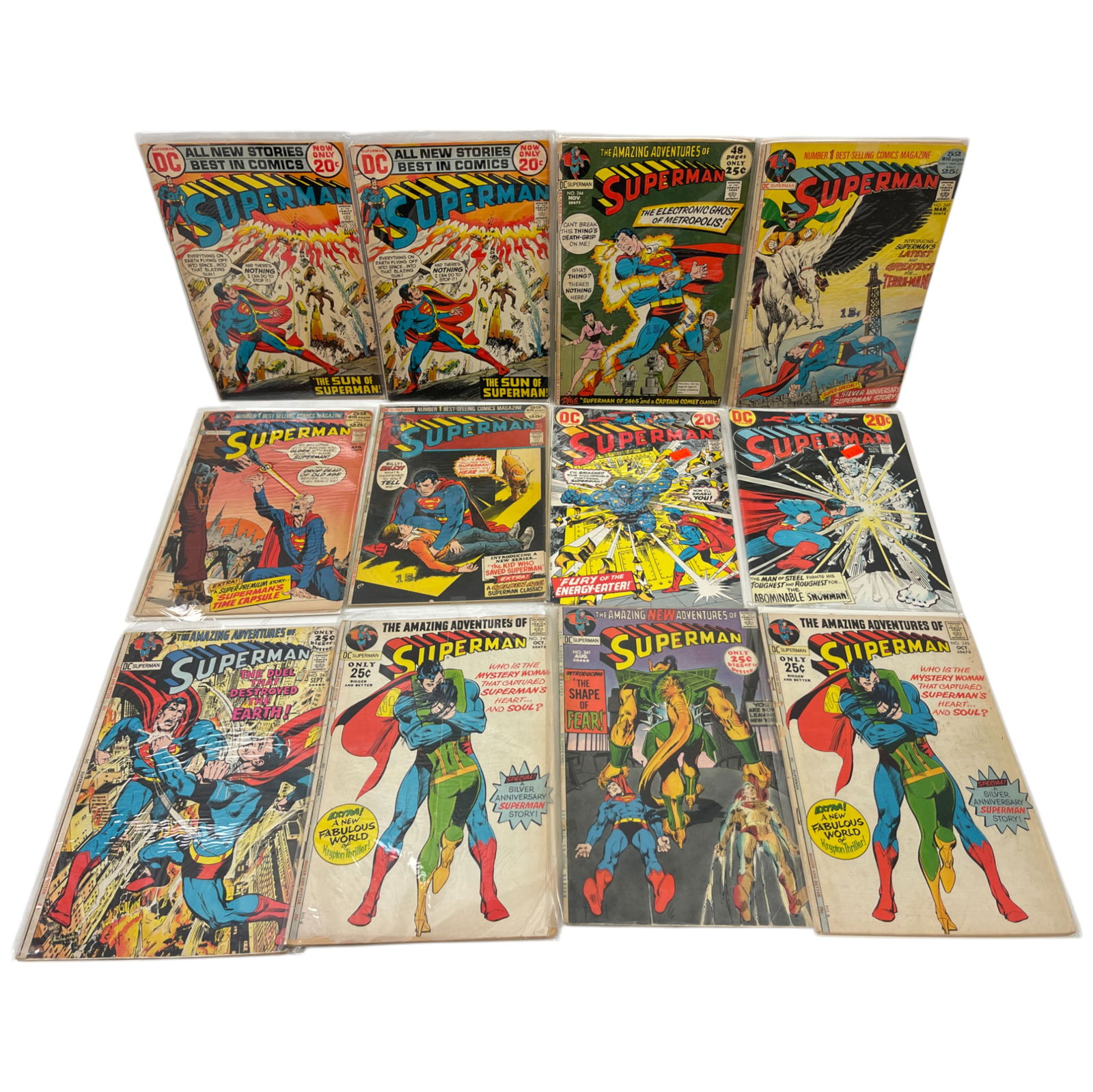 Vintage DC Superman Comic Book Collection Lot (1 of 7)