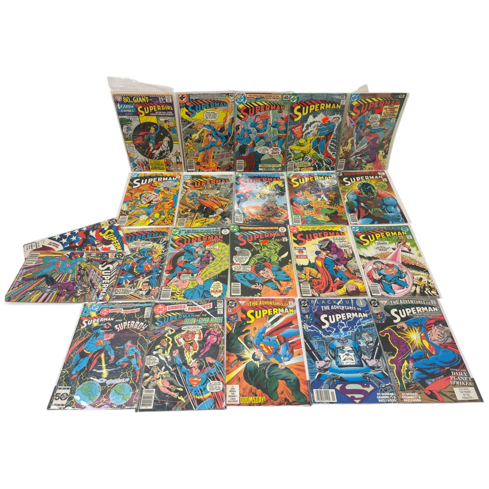 Vintage DC Superman Comic Book Collection Lot (1 of 8)