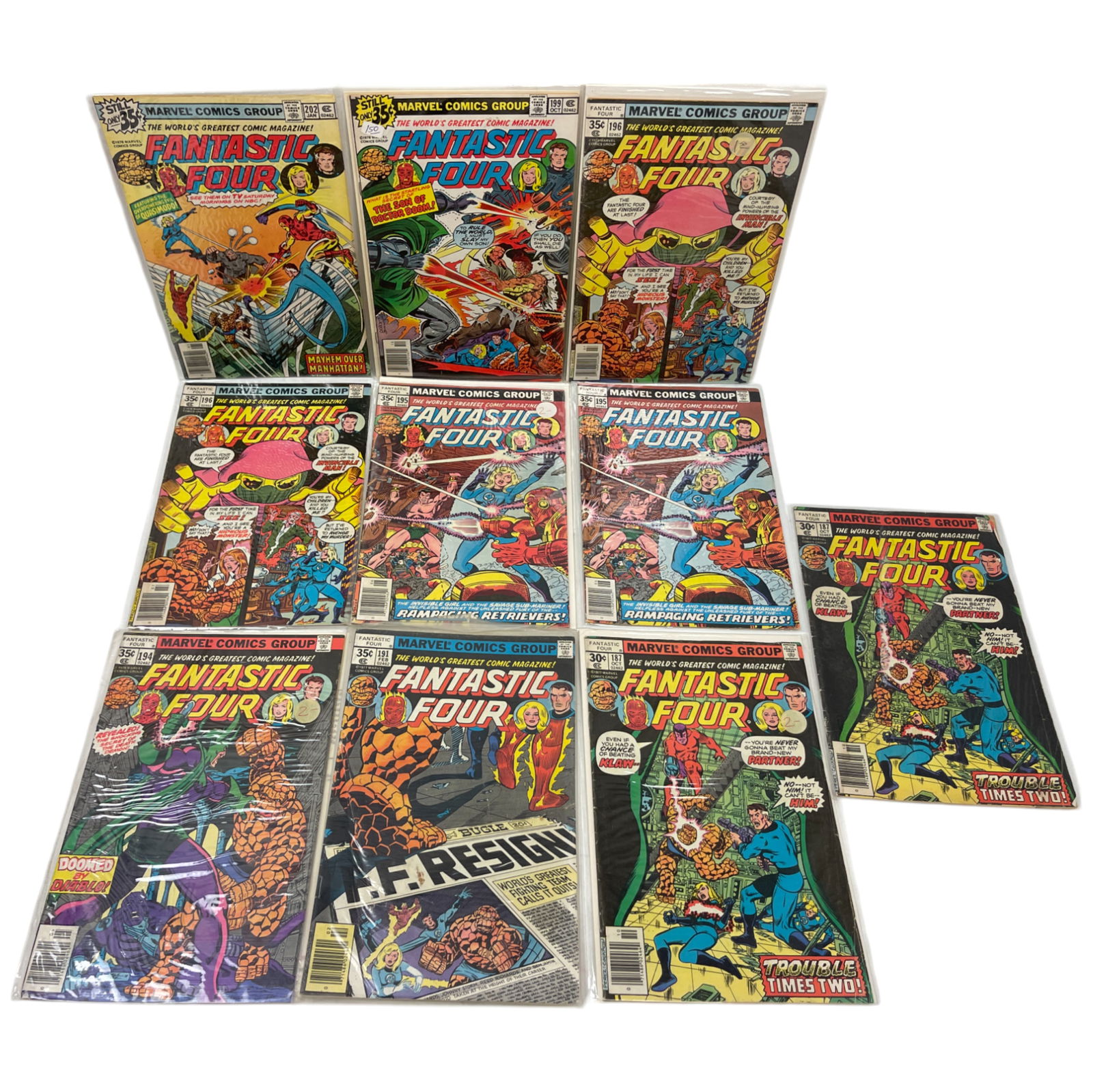 Marvel Fantastic Four Comic Book Lot (1 of 5)