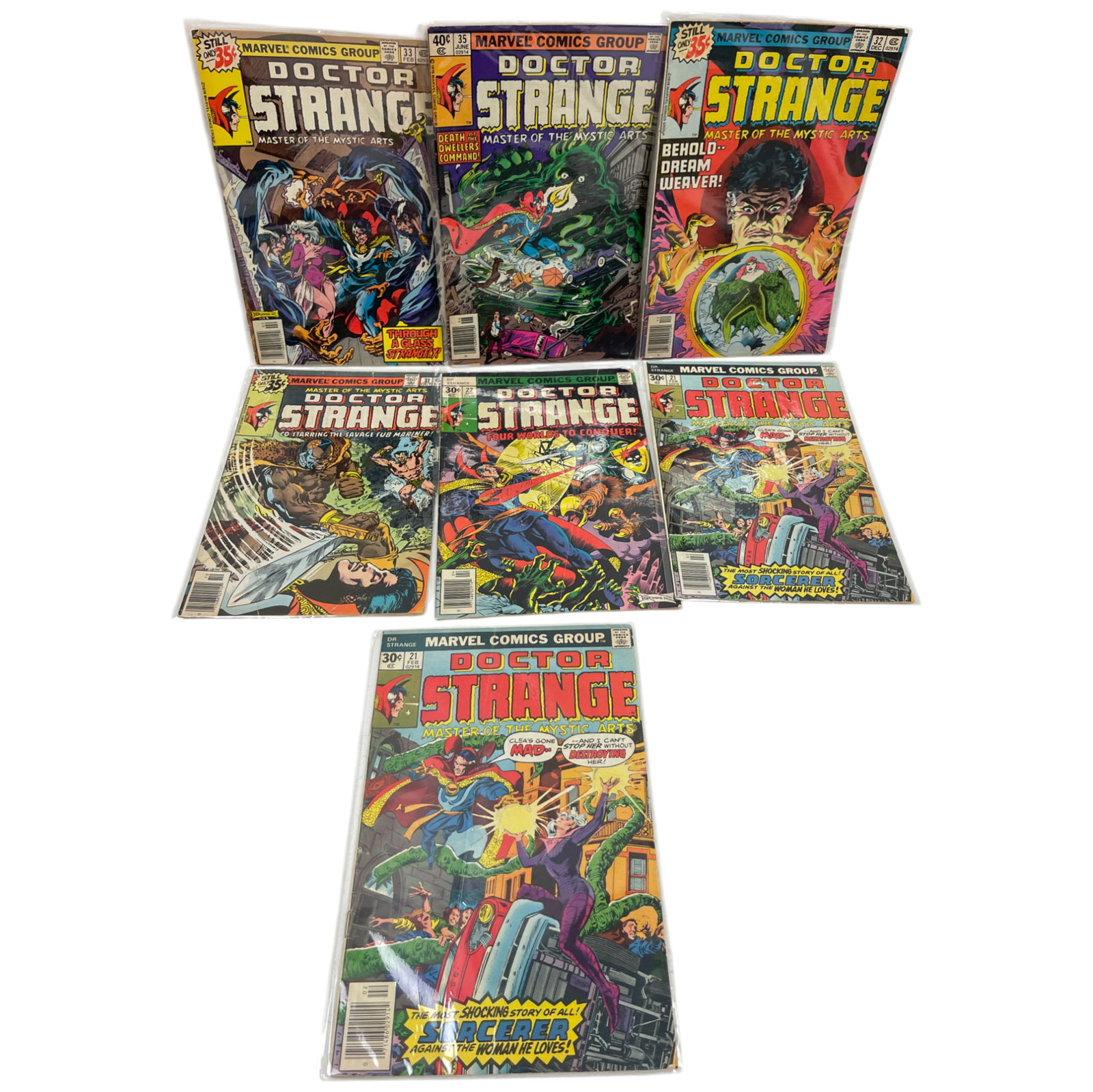 Vintage Marvel Doctor Strange Comic Book Lot (1 of 6)