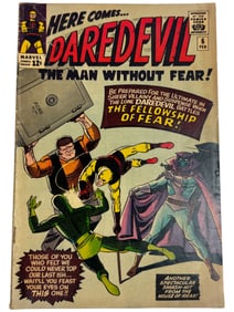 Daredevil #6 Marvel Last Yellow Costume 1965 Comic Book