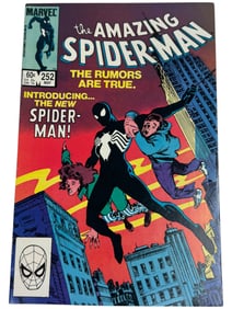 The Amazing Spider-Man #252 Marvel 1st Black Suit 1984 Comic Book