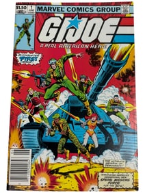 GI Joe #1 Marvel 1982 Newsstand Comic Book