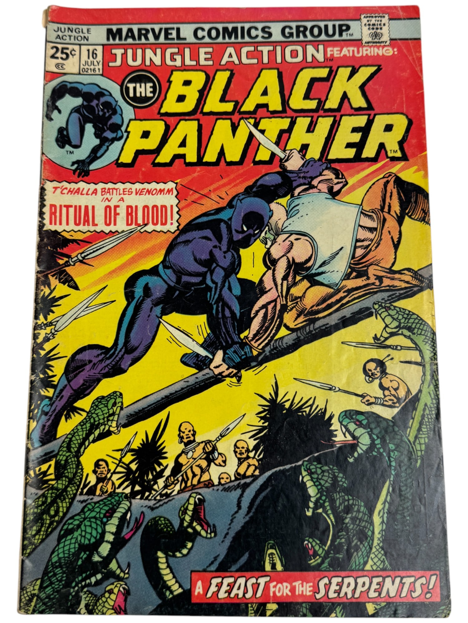Jungle Action #16 Marvel 1975 Comic Book (1 of 2)