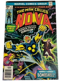 The Man Called Nova #1 Marvel 1st App & Origin 1976 Comic Book