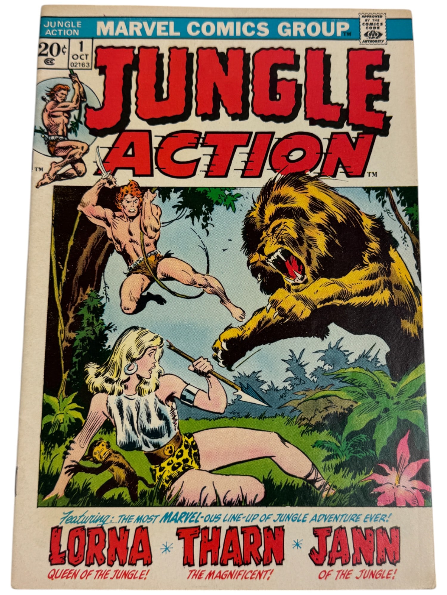 Jungle Action #1 Marvel 1972 Comic Book (1 of 2)