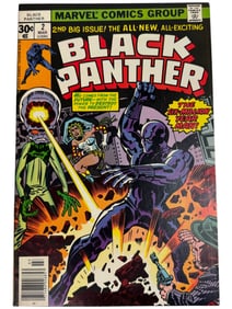 Black Panther #2 Marvel 1977 Comic Book