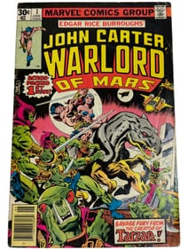 John Carter Warlord of Mars #1 Marvel 1977 Comic Book
