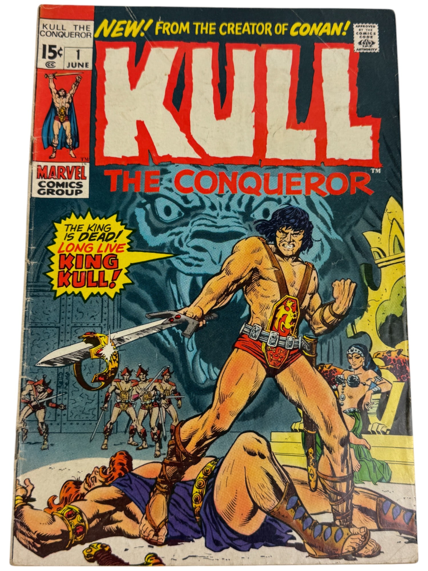 Kull the Conqueror #1 Marvel Origin & 2nd Appearance 1971 Comic Book (1 of 2)
