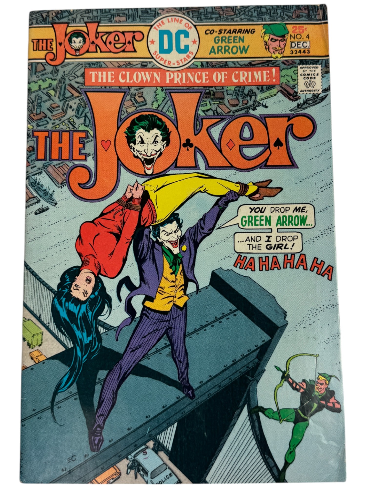 The Joker #4 DC 1975 Green Arrow Appearance Comic Book (1 of 2)