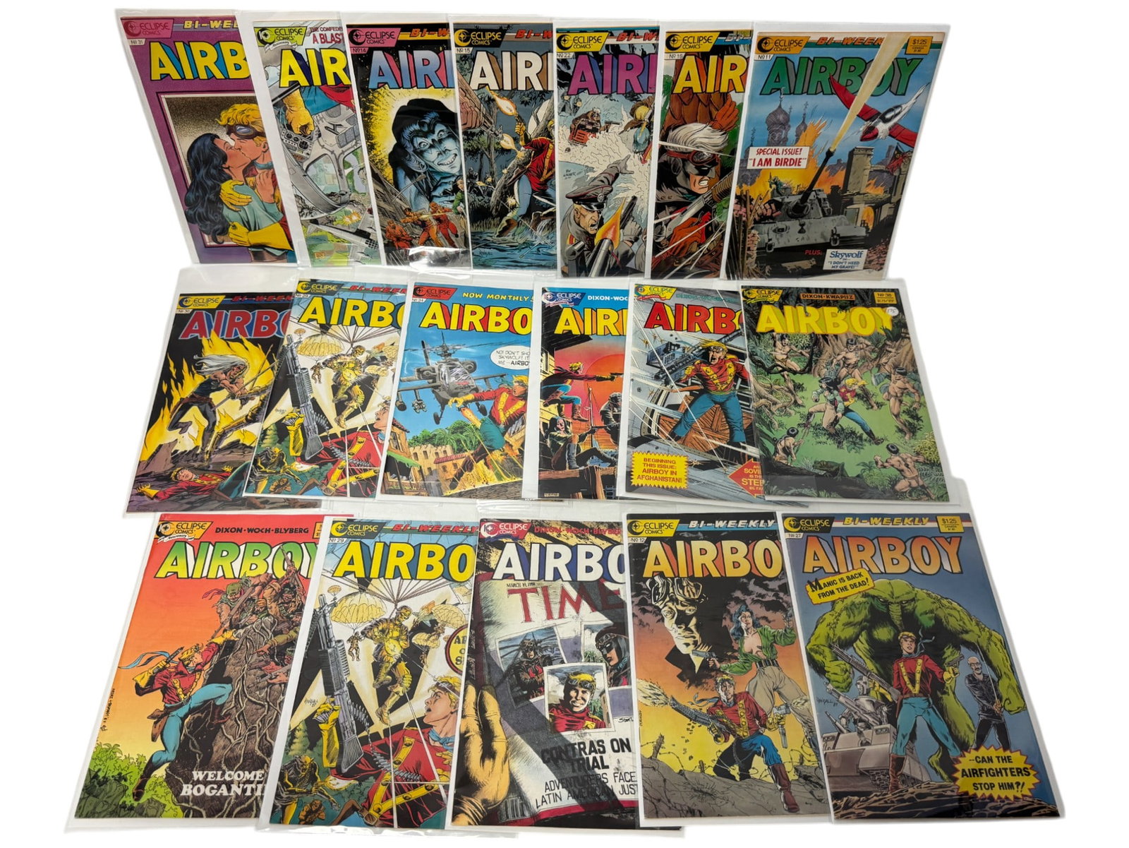 Eclispe Comics Airboy Comic Book Collection Lot (1 of 5)