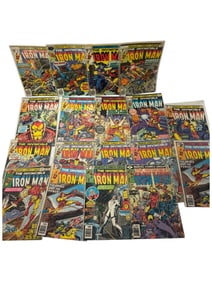 Vintage Iron Man Marvel Comic Book Lot