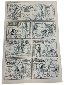 Sad Sack Comics Original Storyboard Production Comic Art