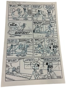 Sad Sack Comics Original Storyboard Production Comic Art