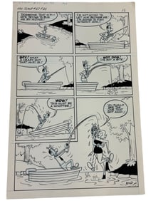 Sad Sack Comics Original Storyboard Production Comic Art