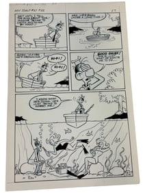 Sad Sack Comics Original Storyboard Production Comic Art