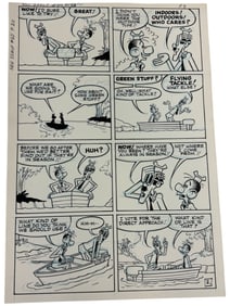 Sad Sack Comics Original Storyboard Production Comic Art