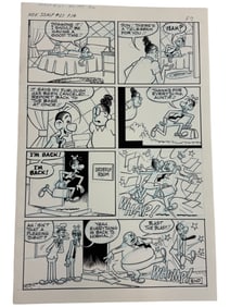 Sad Sack Comics Original Storyboard Production Comic Art