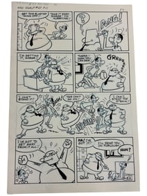 Sad Sack Comics Original Storyboard Production Comic Art
