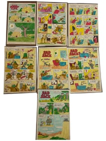Sad Sack's Army Life Parade #27 Original Hand Drawn and Colored Storyboard Comic Art