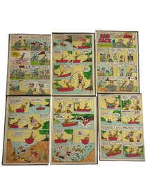 Sad Sack's Army Life Parade #27 Original Hand Drawn and Colored Storyboard Comic Art