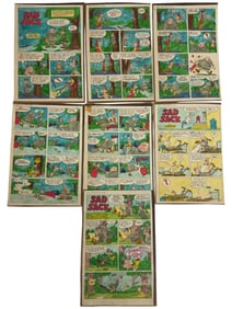 Sad Sack's Army Life Parade #27 Original Hand Drawn and Colored Storyboard Comic Art