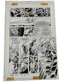 DC Forgotten Realms Original Storyboard Production Comic Art