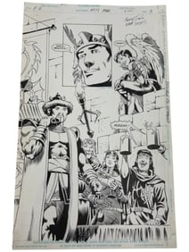 DC Forgotten Realms Original Storyboard Production Comic Art