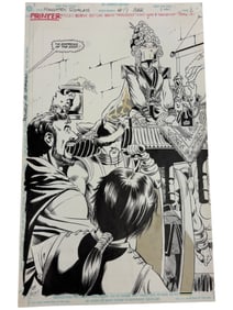 DC Forgotten Realms Original Storyboard Production Comic Art