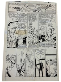 Kickers Inc. Marvel Original Storyboard Production Comic Art