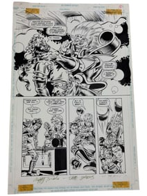 DC Forgotten Realms Original Storyboard Production Comic Art