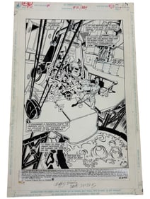 DC Forgotten Realms Original Storyboard Production Comic Art