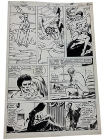 DC Original Storyboard Production Comic Art
