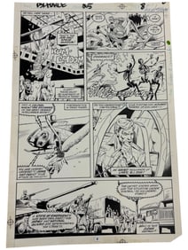 Psi-Force Marvel Original Storyboard Production Comic Art