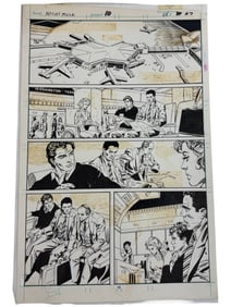 Nightmask Marvel Original Storyboard Production Comic Art